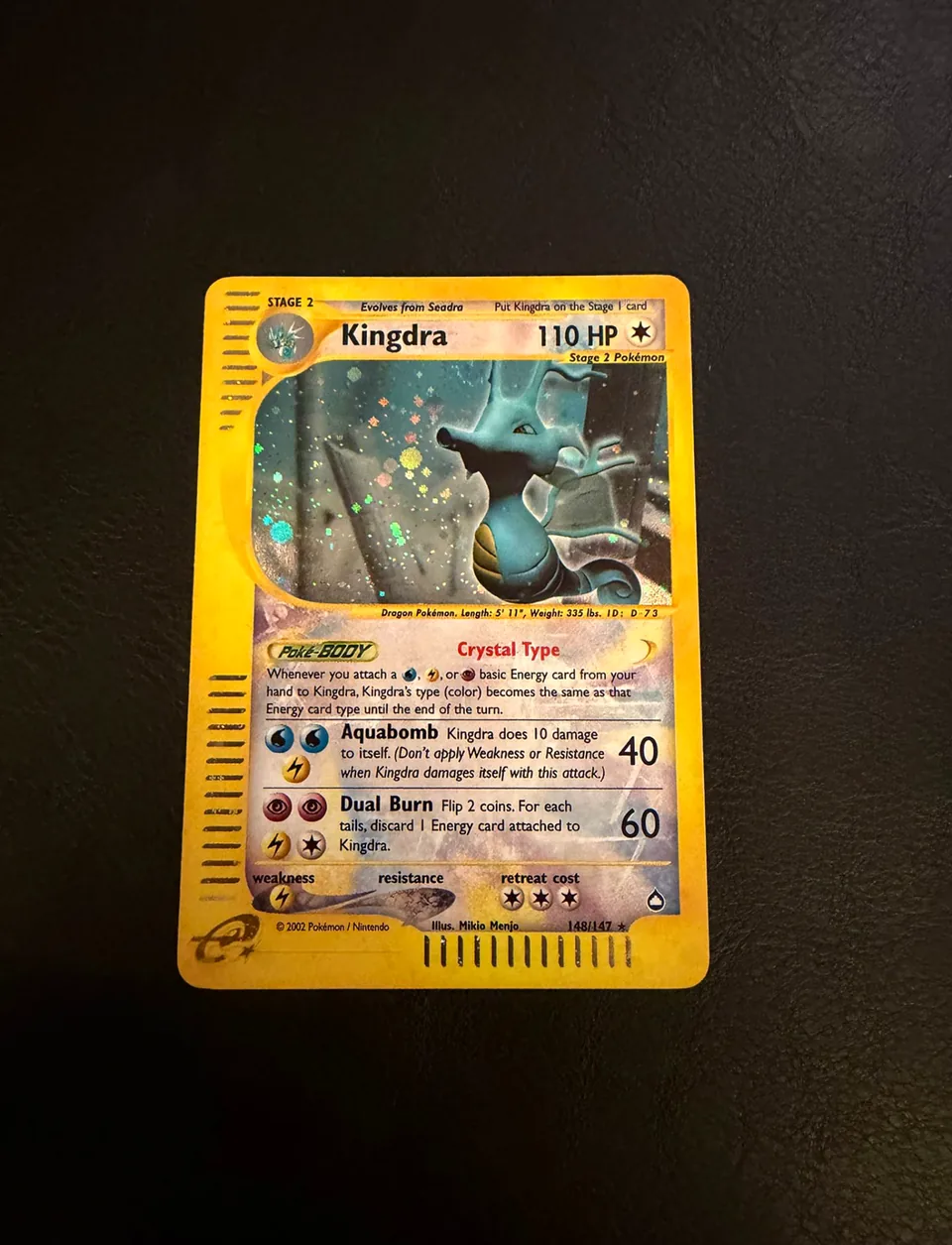 Crystal Kingdra, rijetka karta iz Aquapolis seta