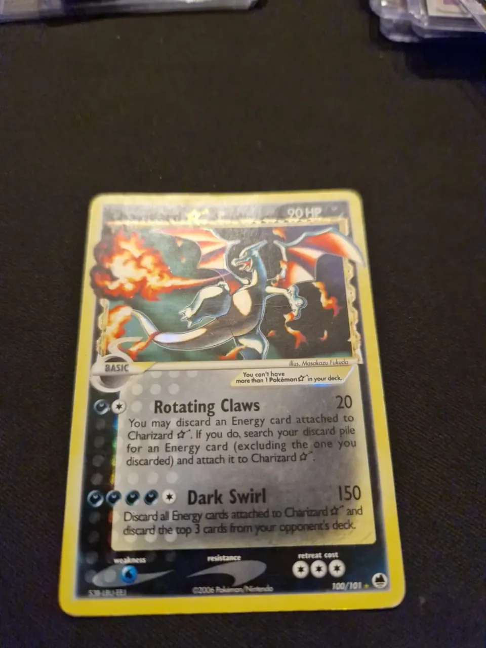 Charizard Gold Star karta iz EX Dragon Frontiers seta